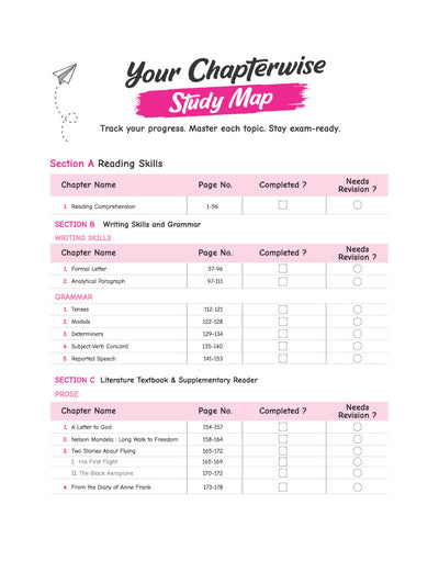 CBSEEnglish Language & Literature Class 10 Chapterwise Question Bank for Board Exam 2027 | 1Chapterwise PYQs with Revision Theory, Detailed Solutions, Exam Tips & Sample Papers as per Latest CBSE Syllabus & Exam Pattern