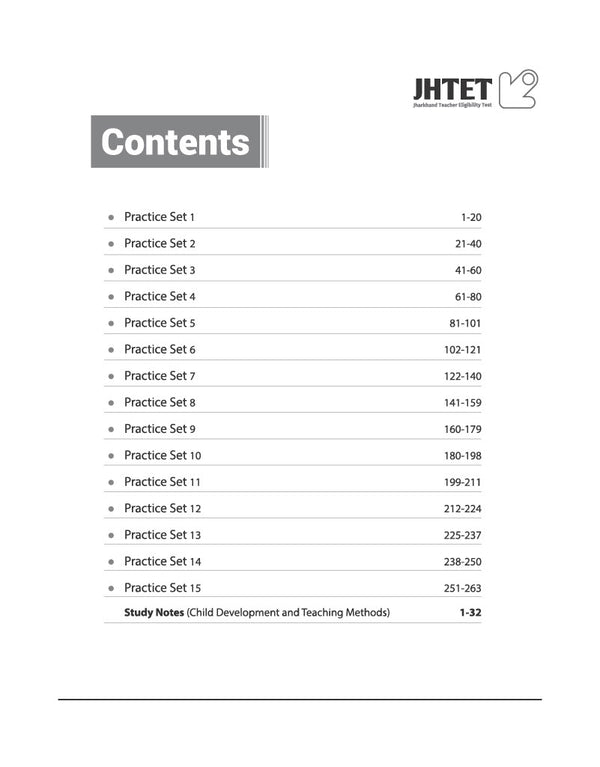JHTET 2026 (Jharkhand Teacher Eligibility Test) | Class 1-5  Primary Teacher –  15 Practice Sets with OMR Sheet | Based on Latest Exam Pattern (28 March 2026)