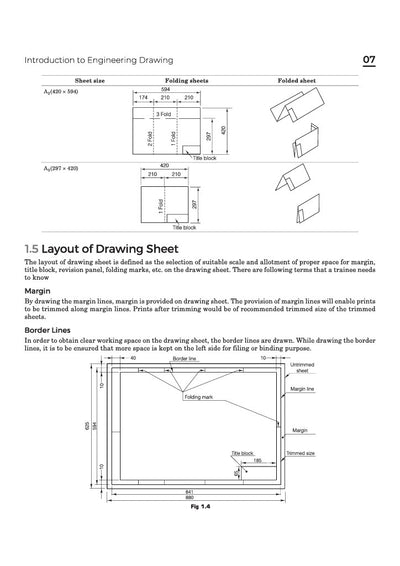 NSQF (Level 4) Engineering Drawing : Fitter| 1st & 2nd Year ITI Students | Bharat Skills CBT & NIMI Pattern Based | Completely Revised Latest Syllabus Edition | Step-by-Step Theory with Diagrams