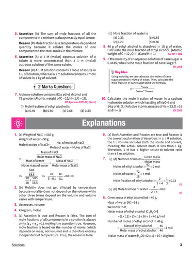 ISC Chemistry Class 12 Question Bank for Exam 2027 | 26 Years Chapterwise & Topicwise PYQs (2026–2001) with Detailed Step-by-Step Answers, Examiner's Comments, Smart Tips & 3 Sample Papers