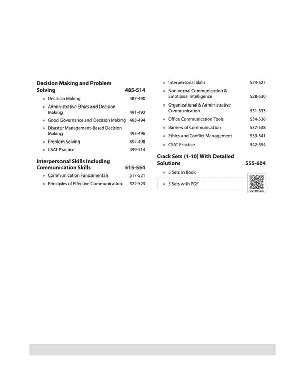 Cracking the CSAT Paper II 2027 | UPSC Civil Services Aptitude Test | Complete CSAT Syllabus Coverage with Latest Questions, Trends & Strategy | Solved Papers (2026–2025) & 10 Crack Sets