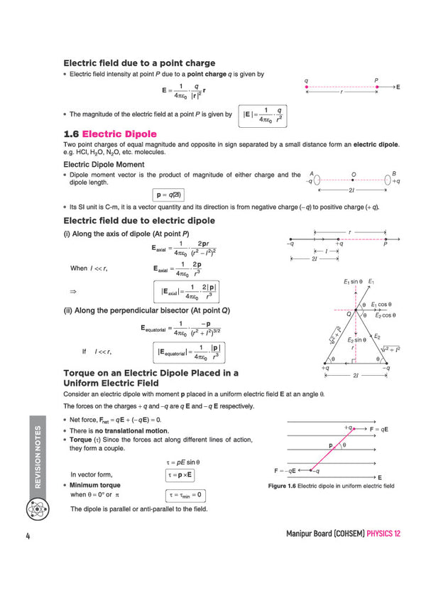 COHSEM Physics Class 12 Question Bank 2027 | 10 Years Chapterwise PYQs (2026–2016) with Revision Notes, Mind Maps, Competency-Based Questions & 5 Model Papers | Council of Higher Secondary Education Manipur