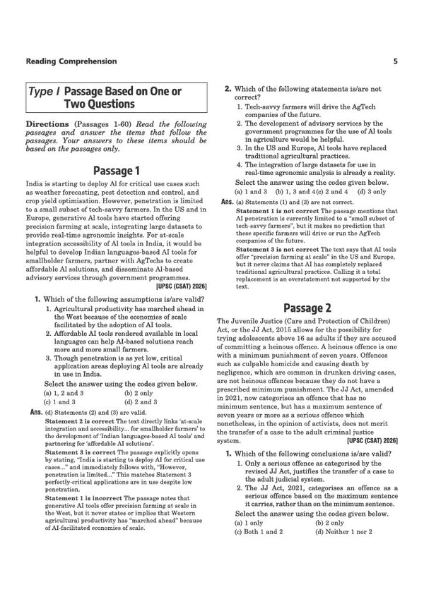 Cracking the CSAT Paper II 2027 | UPSC Civil Services Aptitude Test | Complete CSAT Syllabus Coverage with Latest Questions, Trends & Strategy | Solved Papers (2026–2025) & 10 Crack Sets