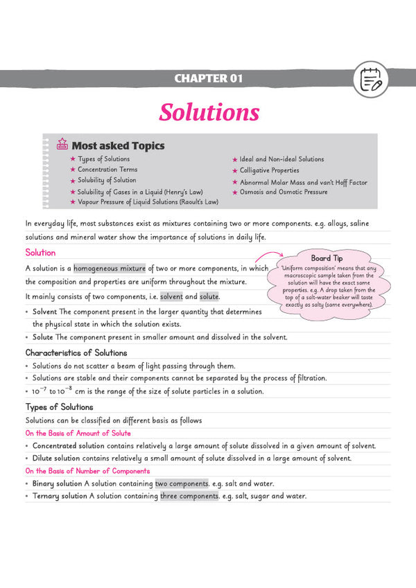 CBSE Chemistry Class 12 Chapterwise Question Bank for Board Exam 2027 | PYQs with Revision Theory, Detailed Solutions, Exam Tips & Sample Papers as per Latest CBSE Syllabus & Exam Pattern