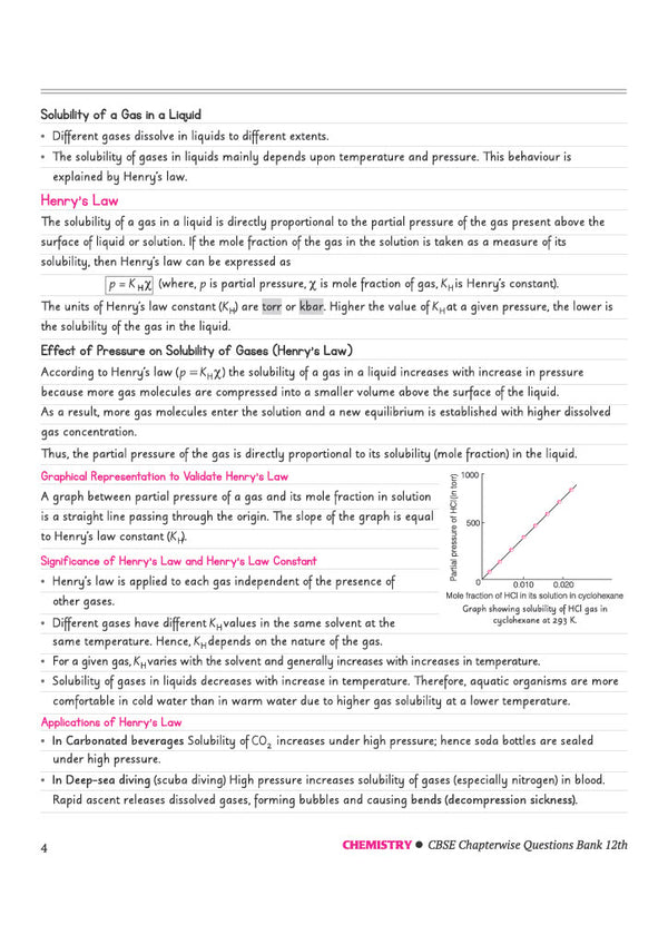 CBSE Chemistry Class 12 Chapterwise Question Bank for Board Exam 2027 | PYQs with Revision Theory, Detailed Solutions, Exam Tips & Sample Papers as per Latest CBSE Syllabus & Exam Pattern