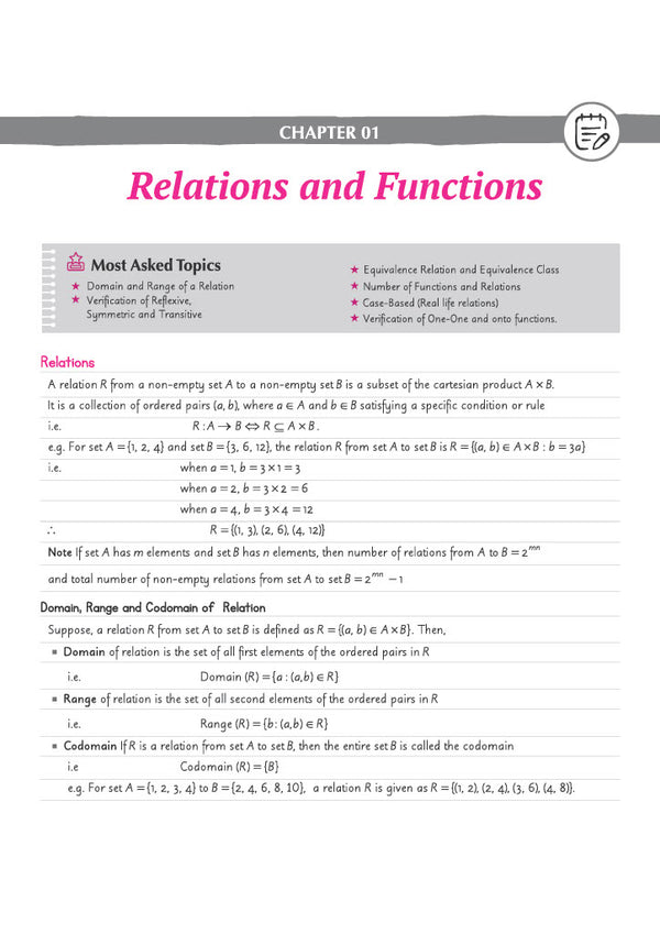 CBSE Mathematics Class 12 Chapterwise Question Bank for Board Exam 2027 | PYQs with Revision Theory, Detailed Solutions, Exam Tips & Sample Papers as per Latest CBSE Syllabus & Exam Pattern