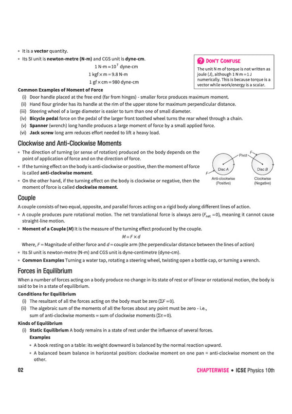 ICSE Physics Class 10 Question Bank for Exam 2027 | 26 Years Chapterwise & Topicwise PYQs (2026–2001) with Detailed Step-by-Step Answers, Examiner's Comments, Smart Tips & 3 Sample Papers