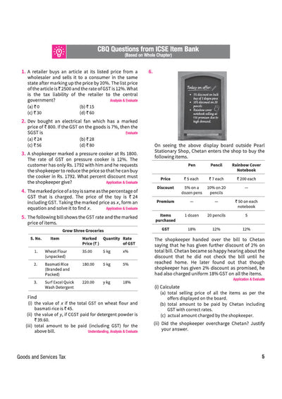ICSE Mathematics Class 10 Question Bank for Exam 2027 | 26 Years Chapterwise & Topicwise PYQs (2026–2001) with Detailed Step-by-Step Answers, Examiner's Comments, Smart Tips & 3 Sample Papers