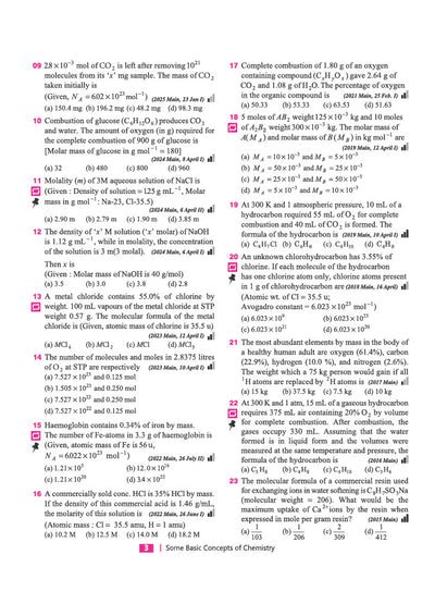 JEE Advanced JEE Main Chemistry chapterwise PYQs sample