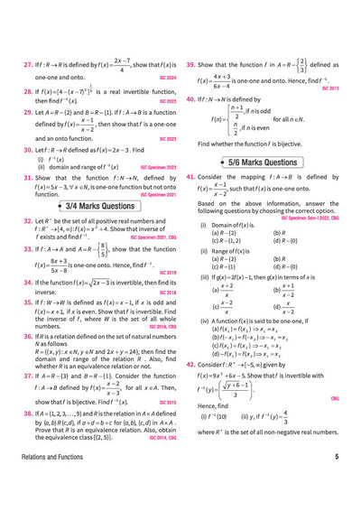 ISC Mathematics Class 12 Question Bank for Exam 2027 | 26 Years Chapterwise & Topicwise PYQs (2026–2001) with Detailed Step-by-Step Answers, Examiner's Comments, Smart Tips & 3 Sample Papers