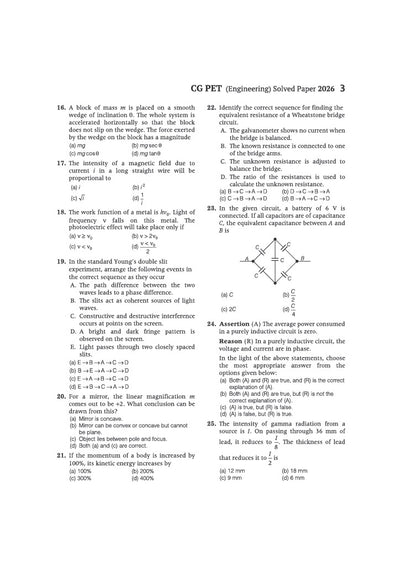CGPET 2027 (Chhattisgarh Pre-Engineering Test) | 10 Years' Solved Papers (2026–2016) | 100% Original Previous Year Questions with Detailed Solutions | 3 Mock Tests for 2027