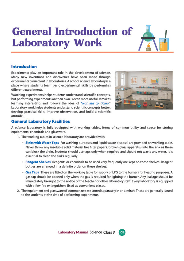 Laboratory Manual Science Exploration for CBSE Class 9 | Based on Latest NCERT | Complete Coverage of NCERT Experiments, Coloured Diagrams & Viva Voce with Every Experiment