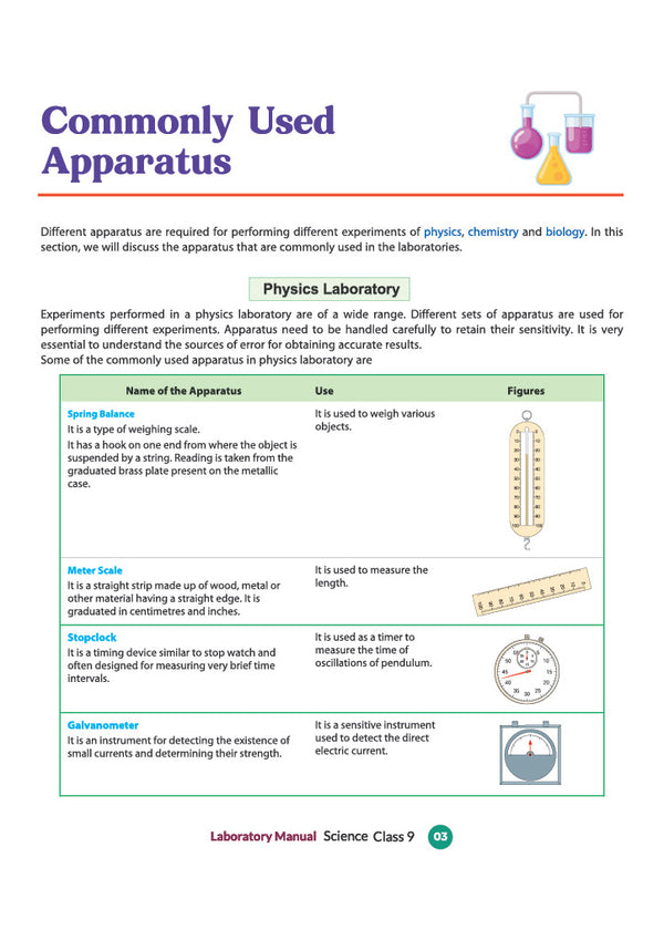 Laboratory Manual Science Exploration for CBSE Class 9 | Based on Latest NCERT | Complete Coverage of NCERT Experiments, Coloured Diagrams & Viva Voce with Every Experiment