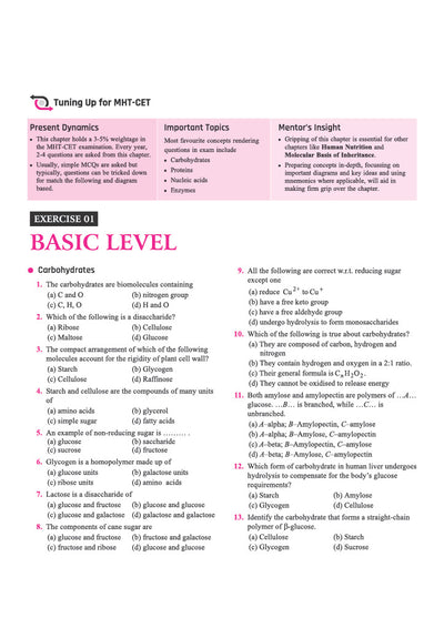 Prep Guide MHT CET Biology 2027 | Exam-Ready Theory, 7500+ Topicwise & Levelwise MCQs, PYQs up to 2026 | Based on Latest MHT CET Syllabus & Exam Pattern