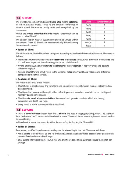 A Textbook of Hindustani Music ( Melodic Instrument & Vocal ) for CBSE Class 11 | Theory in Easy Language, Practical Work, Exam-Style Questions & Sample Question Paper | As per Latest CBSE Syllabus 2026–27