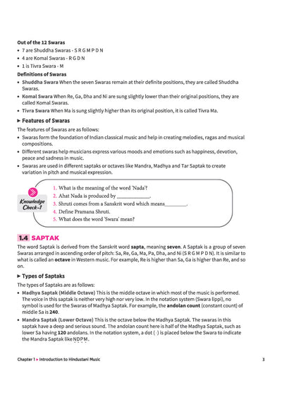A Textbook of Hindustani Music ( Melodic Instrument & Vocal ) for CBSE Class 11 | Theory in Easy Language, Practical Work, Exam-Style Questions & Sample Question Paper | As per Latest CBSE Syllabus 2026–27