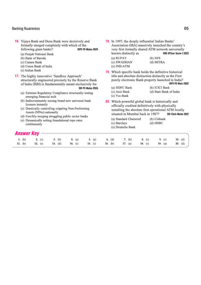 Banking Awareness | For IBPS, SBI, RBI & Other Banking Exams | To-the-Point Notes, Current Affairs & Recent Developments | Economic Survey 2025–26 & Union Budget 2026–27