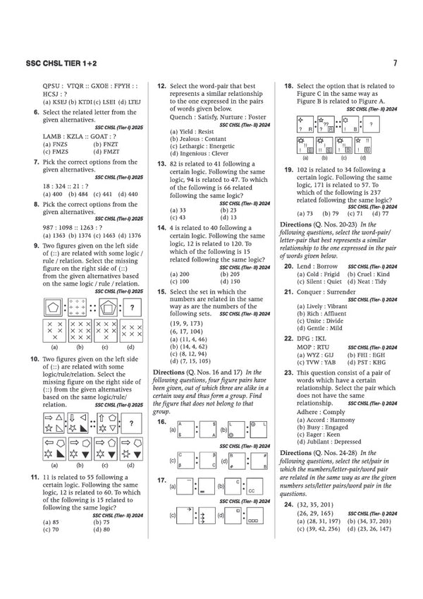 SSC CHSL (Tier I & II) 2026 | Complete Study Guide with Conceptwise Notes, 3000+ Exam-Centric MCQs, PYQs up to 2025, Toppers' Tips, Time-Saving Tricks & 100 Formula Cheat Sheet | Free Online Tests