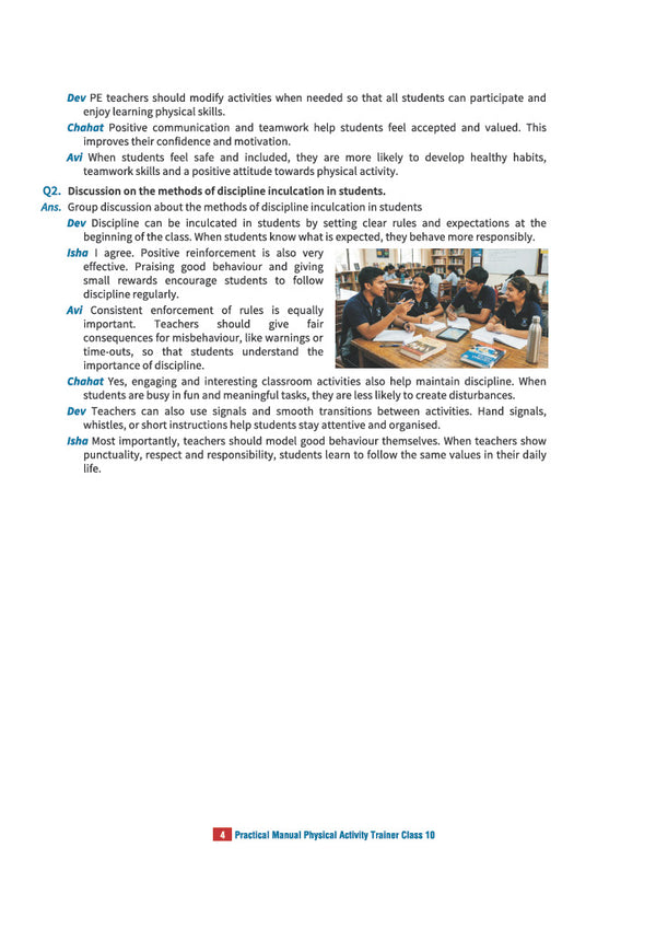 Practical Manual of Physical Activity Trainer for CBSE Class 10 | Skill Education (Subject Code 418) |  Stepwise Activities, Viva Voce Questions, Illustrative Diagrams, Project Work & Record File | As per Latest CBSE Syllabus 2026–27