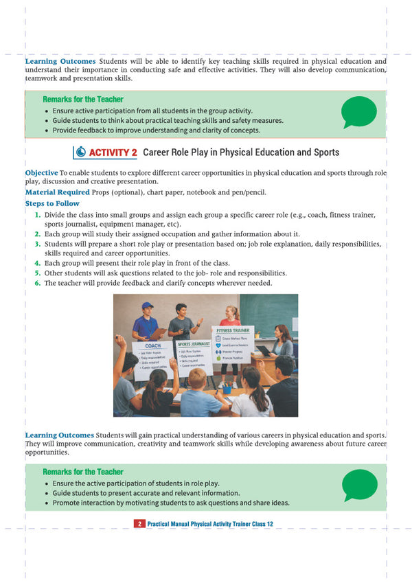 Practical Manual of Physical Activity Trainer for CBSE Class 12 | Skill Education (Subject Code 418) |  Stepwise Activities, Viva Voce Questions, Illustrative Diagrams, Project Work & Record File | As per Latest CBSE Syllabus 2026–27