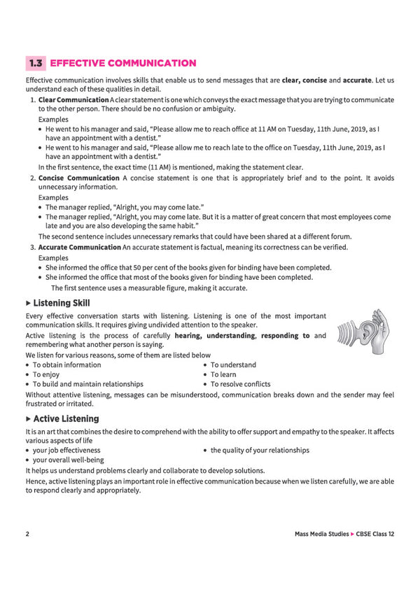 A Textbook of Mass Media Studies for CBSE Class 12 | Skill Education (Subject Code 835) | Employability Skills, Subject-Specific Skills, Flowcharts, Exam-Style Questions & Textbook Folder | As per Latest CBSE Syllabus 2026–27