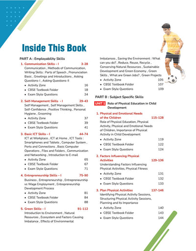 All in One Physical Activity Trainer for CBSE Class 9 | Skill Education (Subject Code 418) |Employability Skills, Subject-Specific Skills | As per Latest CBSE Syllabus 2026–27