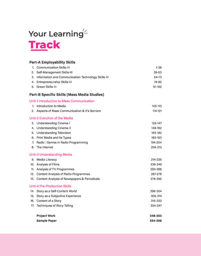 A Textbook of Mass Media Studies for CBSE Class 11 | Skill Education (Subject Code 835) | Employability Skills, Subject-Specific Skills, Diagrams & Exam-Style Questions | As per Latest CBSE Syllabus 2026–27