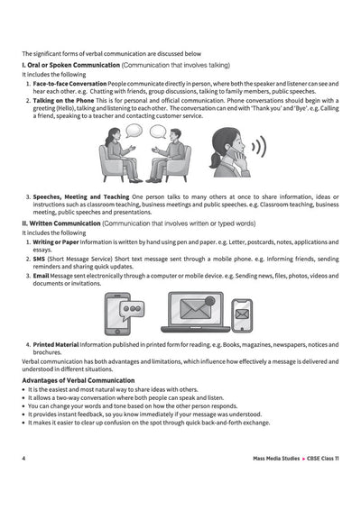 A Textbook of Mass Media Studies for CBSE Class 11 | Skill Education (Subject Code 835) | Employability Skills, Subject-Specific Skills, Diagrams & Exam-Style Questions | As per Latest CBSE Syllabus 2026–27