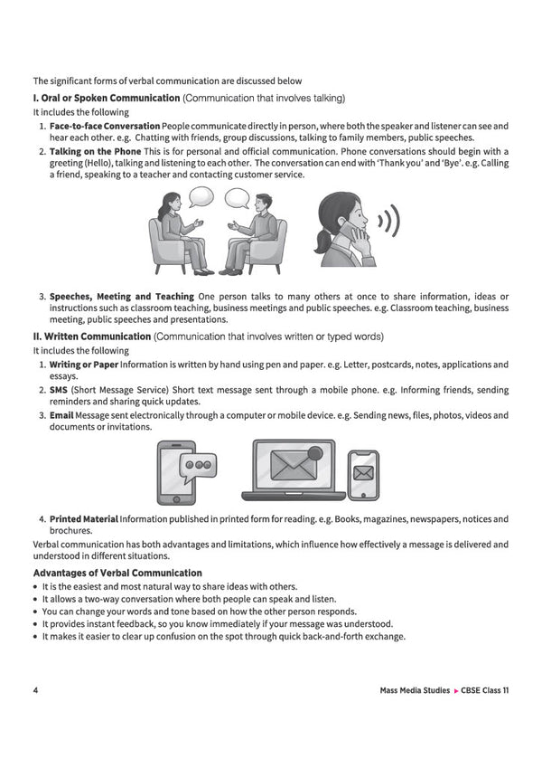 A Textbook of Mass Media Studies for CBSE Class 11 | Skill Education (Subject Code 835) | Employability Skills, Subject-Specific Skills, Diagrams & Exam-Style Questions | As per Latest CBSE Syllabus 2026–27
