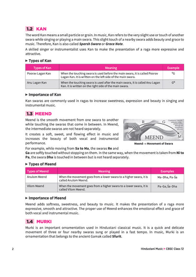 A Textbook of Hindustani Music (Melodic Instrument & Vocal ) for CBSE Class 12 | Theory in Easy Language, Practical Work, Exam-Style Questions & Sample Question Paper | As per Latest CBSE Syllabus 2026–27