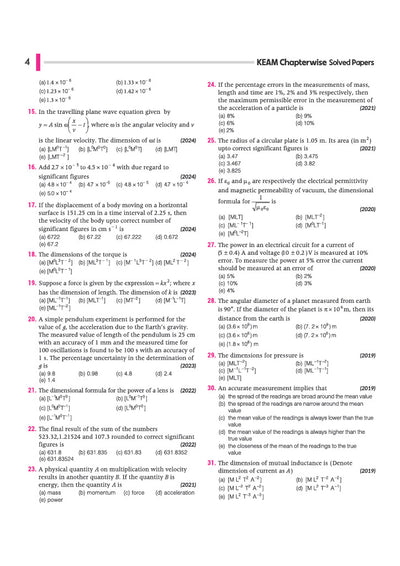 KEAM 2027 | 18 Years Chapterwise Solved Papers (2009–2026) | Physics, Chemistry & Mathematics | 4000 MCQs Practice Sets | Kerala Engineering Architecture Medical Entrance Exam | English Medium