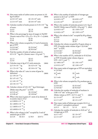 MHT CET Chemistry 2027 | Chapterwise, Topicwise & Levelwise Solved Papers | 4200+ MCQs from Last 5 Years (2026?2022 | Oregnal Questions 100+ Online Papers | Free Online Mock Tests