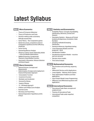 NTA UGC NET/JRF/SET Exam | Paper 2 - Economics | Complete Study Guide as per Updated Syllabus | Theory Notes, Quick Revision, PYQs Last 10 Years for Practice & 3 Mock Tests