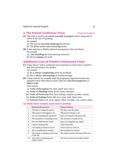 Objective General English by S.P. Bakshi | Revised Edition | Complete English Preparation for SSC, Banking, CDS, NDA, MCA, B.Ed & Competitive Exams