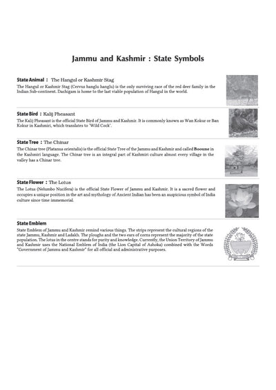Arihant Jammu &amp; Kashmir Police Constable Recruitment Exam 2027 j&k state symbols