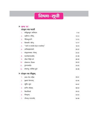 UP Board Class 10 Sanskrit exam sub list