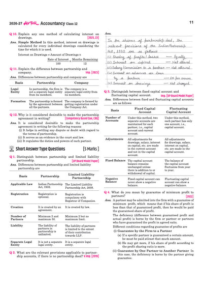 Avatar UP Board Accountancy Class 12 Exam 2027 | Chapterwise Question Bank | 5 Board-Style Practice Papers | 4 Years Unsolved Papers | Based on NCERT & NEP 2020