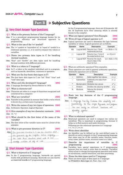 Avtar UP Board Computer Class 10 Exam 2027 | Chapterwise Question Bank | 4 Board-Style Practice Papers | 3 Years Unsolved Papers | OMR Sheet | Based on NEP 2020 | English Medium