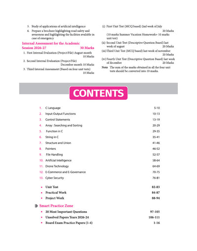 Avtar UP Board Computer Class 10 Exam 2027 | Chapterwise Question Bank | 4 Board-Style Practice Papers | 3 Years Unsolved Papers | OMR Sheet | Based on NEP 2020 | English Medium
