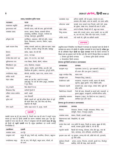 Avtar UP Board Hindi (Sahityik) Class 12 Exam 2027 | Chapterwise Question Bank | 4 Board-Style Practice Papers | 4 Years Unsolved Papers | Based on NCERT & NEP 2020