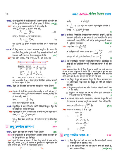 Avtar UP Board Bhautik Vigyan (Physics) Class 12 Exam 2027 | Chapterwise Question Bank | 5 Board-Style Practice Papers | 4 Years Unsolved Papers | Based on NCERT & NEP 2020
