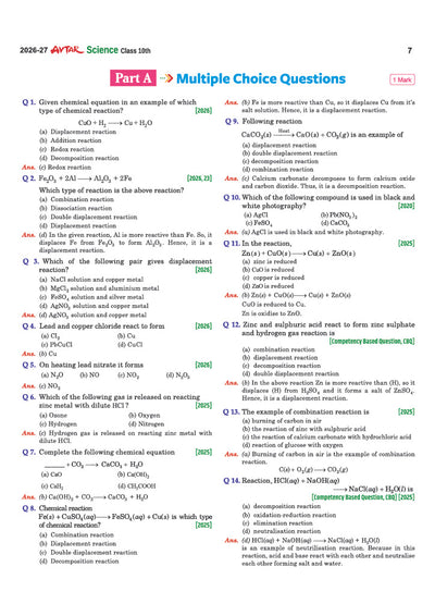 Avtar UP Board Science Class 10 Exam 2027 | Chapterwise Question Bank | 4 Board-Style Practice Papers | 4 Years Unsolved Papers | OMR Sheet | Based on NEP 2020