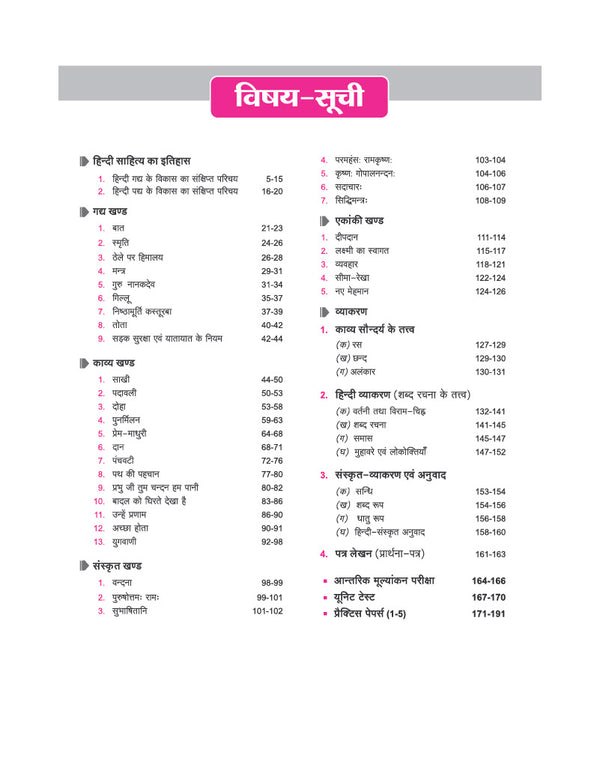 Avatar UP Board Hindi Class 9 Exam 2027 | Chapterwise Question Bank | 5 Practice Papers | Unit Test | OMR Sheet | Based on NCERT & NEP 2020
