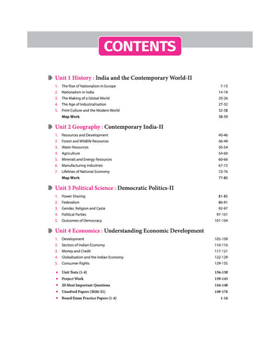 Avtar UP Board Social Science Class 10 Exam 2027 | Chapterwise Question Bank | 5 Board-Style Practice Papers | 5 Years Solved Papers | OMR Sheet | Based on NEP 2020