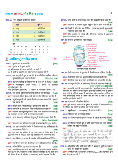 Avtar UP Board Jeev Vigyan (Biology) Class 12 Exam 2027 | Chapterwise Question Bank | 5 Board-Style Practice Papers | 5 Years Unsolved Papers | Based on NCERT & NEP 2020