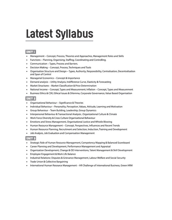 NTA UGC NET/JRF/SET Exam | Paper 2 - Management | Complete Study Guide as per Updated Syllabus | Theory Notes, Quick Revision, PYQs Last 10 Years for Practice & 3 Mock Tests