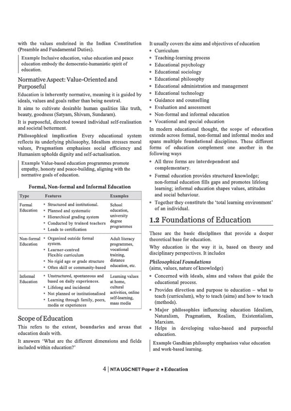 NTA UGC NET/JRF/SET Exam | Paper 2 - Education | Complete Study Guide as per Updated Syllabus | Theory Notes, Quick Revision, PYQs Last 10 Years for Practice & 3 Mock Tests
