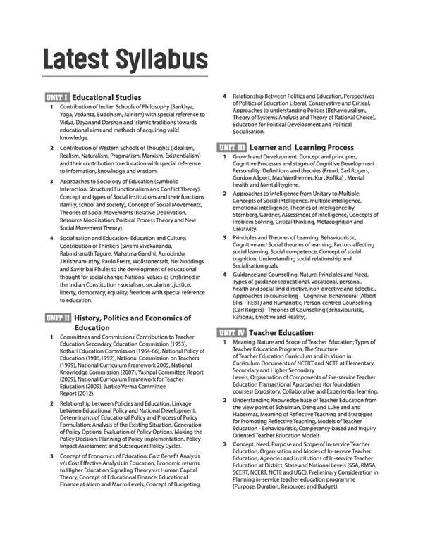NTA UGC NET/JRF/SET Exam | Paper 2 - Education | Complete Study Guide as per Updated Syllabus | Theory Notes, Quick Revision, PYQs Last 10 Years for Practice & 3 Mock Tests