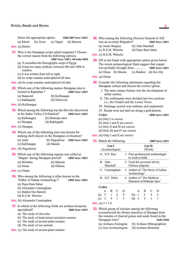 CBSE History Class 12 Chapterwise Question Bank for Board Exam 2027 | Chapterwise PYQs with Revision Theory, Detailed Answers, Exam Tips & Sample Papers as per Latest CBSE Syllabus & Exam Pattern
