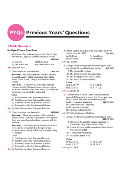 previous years Questions